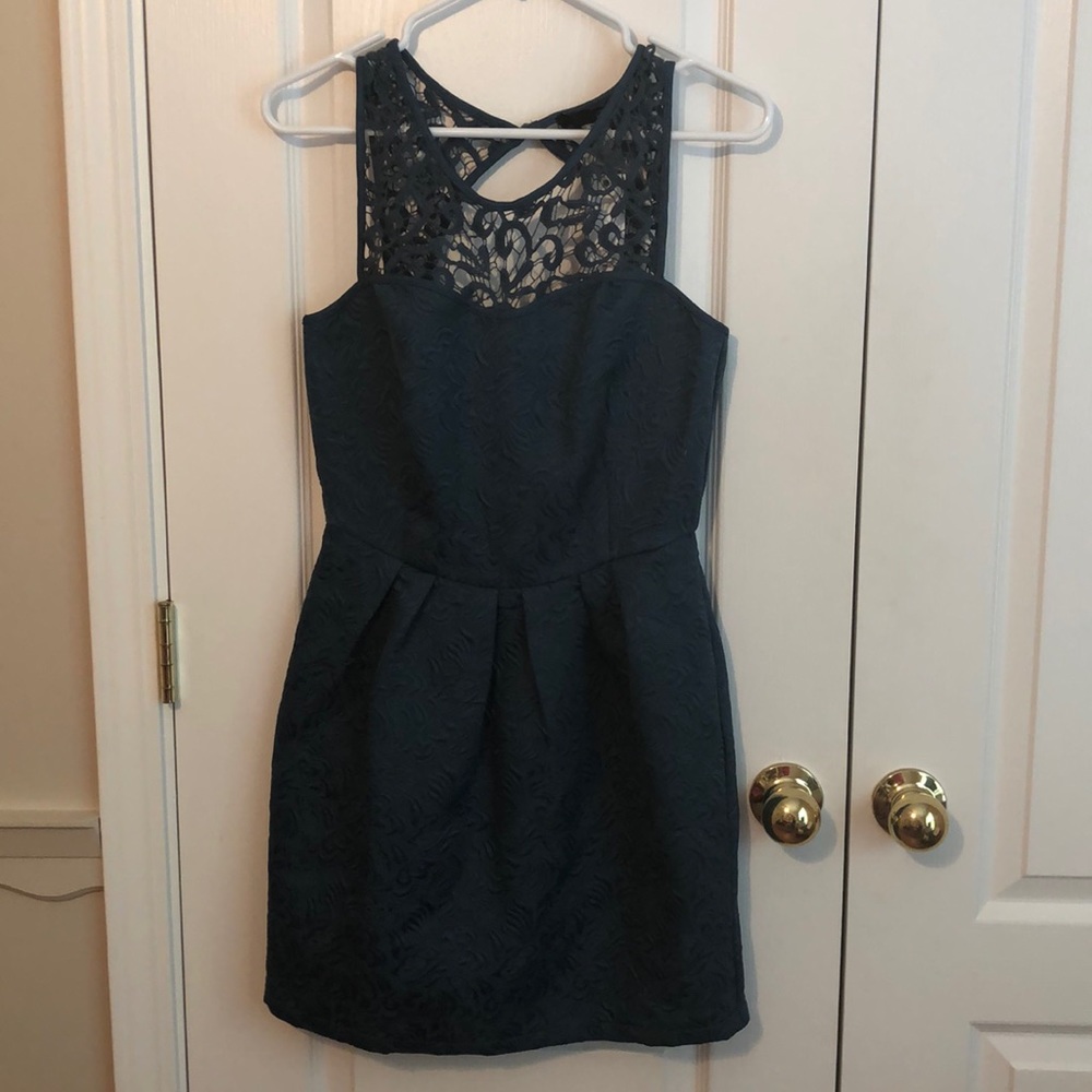 Sugar Lips Tasteful Teal Dress